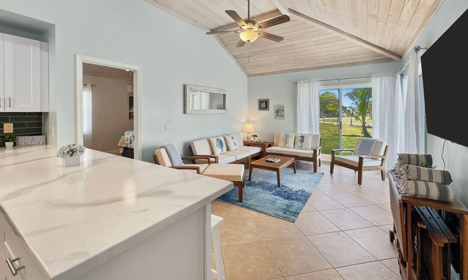 Treasure Cay Villa | Golf Cart Included, Abaco Villa, Treasure Cay, Bahamas, 100 yards from beach