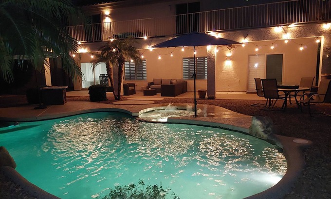 Augusta Ranch House | GOLF COURSE Serinity in Backyard, 5 Bd/3 Ba, Heated Pool/Jacuzzi