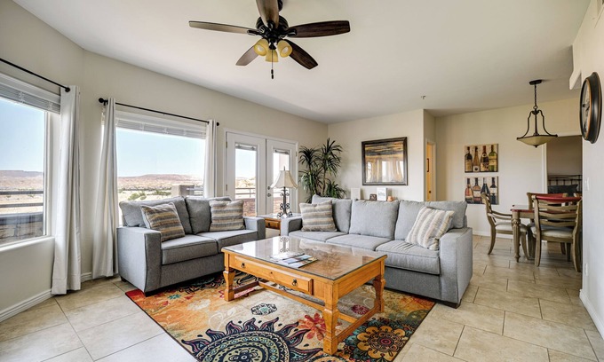 Mesquite Condo | Golf Course Views & Private Deck: Mesquite Condo!