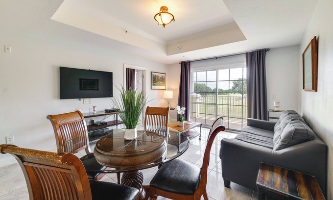 Reunion Condo | Golf Views: Kissimmee Condo on Reunion Course