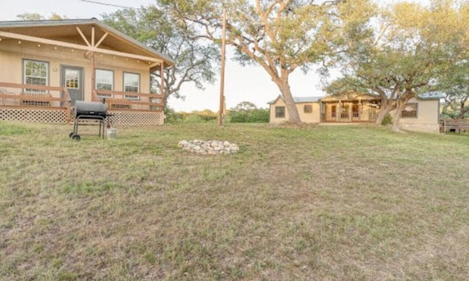Uvalde House | Gone Fishin' Cabin at Lightning Bug Springs