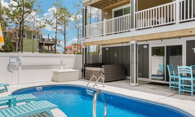 Monteray Shores House | Good To Be Back: Soundside, Private Pool & Spa, Great Community Amenities