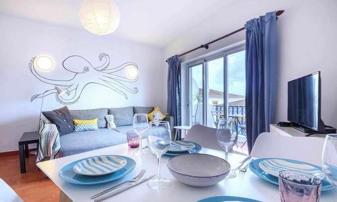 Burgau Apartment | Gorgeous 2 bed, central Burgau Sunny balcony great views! 1 min2beach sleeps 4/6