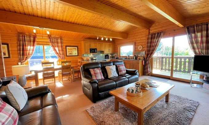 Kippford House | Gorgeous 3BR Norwegian Lodge with Stunning Views | Pass the Keys