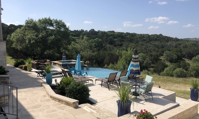 Oatmeal House | Gorgeous 4900 square foot pool & spa home minutes from Lake Travis and winery