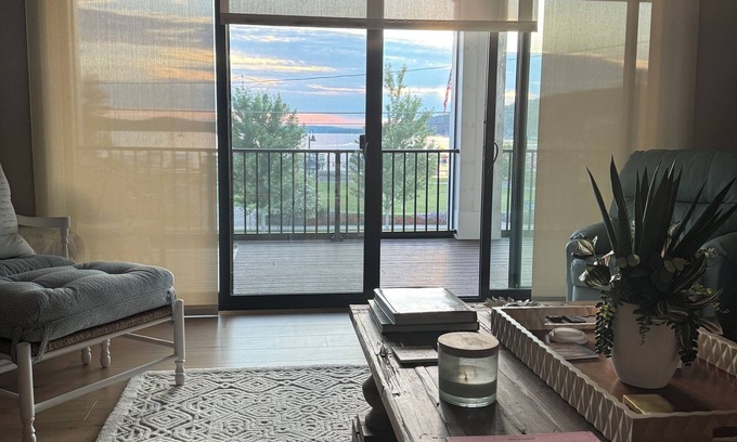 Boyne City Condo | Gorgeous brand new 2-bedroom condo with AC in serene Village of Walloon Lake.