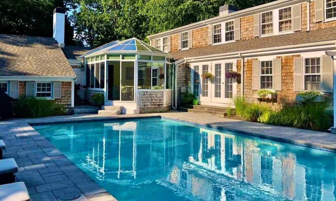 East Falmouth House | Gorgeous Cape Cod Property - Heated Pool, Steps From the Beach!