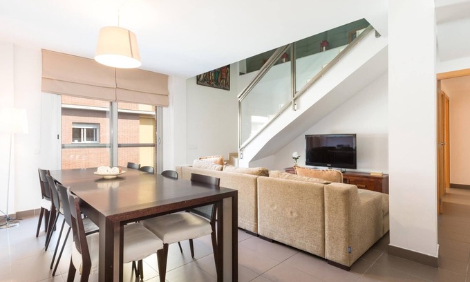 Cornella de Llobregat Apartment | Gorgeous duplex apartment with balcony and terrace well connected to BCN 223