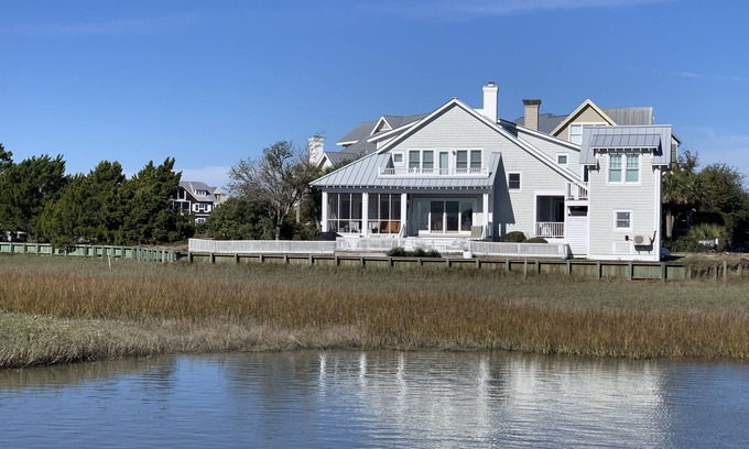 Bald Head Island House | Gorgeous Marsh Views!