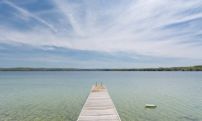 Leland House | Gorgeous North Lake Leelanau frontage.