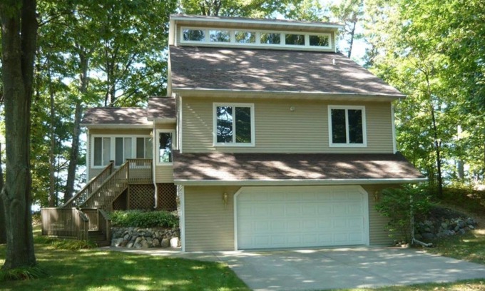 Montague House | Gorgeous Updated Lake Michigan Lakefront Home On Private Beach!