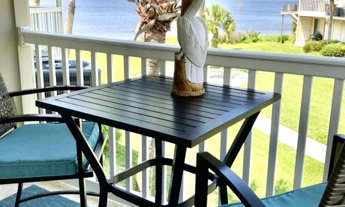 Villa Sabine Condo | Gorgeous waterfront condo steps from the beach!
