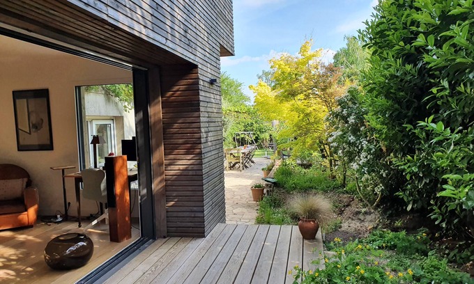 Bougival Villa | Gorgeous Wooden Architect House Between Paris and Versailles