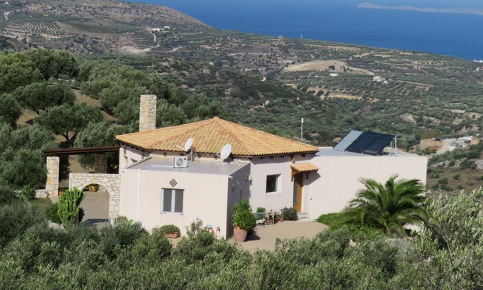 Pano Chersonissos House | Vacation home/bugalow with top sea view, secluded location and barrier-free