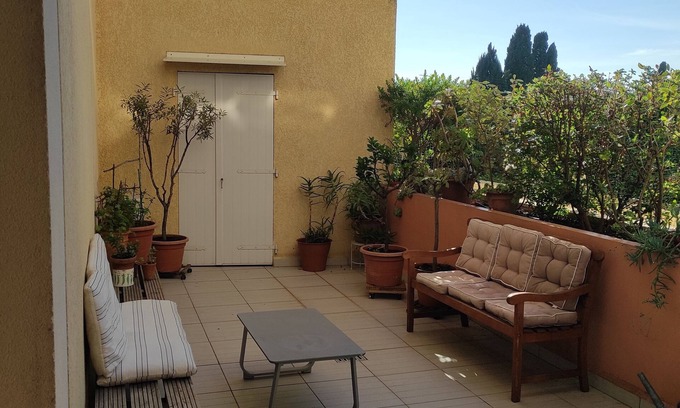 Cros-de-Cagnes Apartment | Grand Appt 72m2 Terrasse 30m2 Plage à 150m