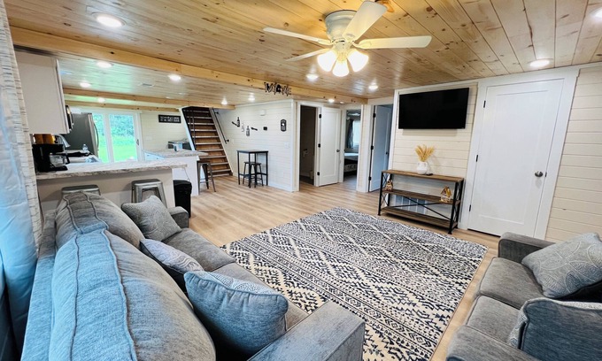 Grand Marais House | Grand Marais, MI: A stone’s throw to hiking, ORV, & snowmobile trails!