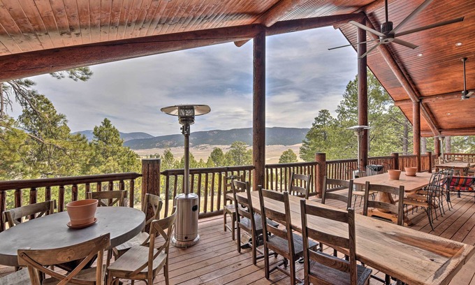 Eagle Nest Cabin | Grand Mountain Retreat in Angel Fire w/Game Room!