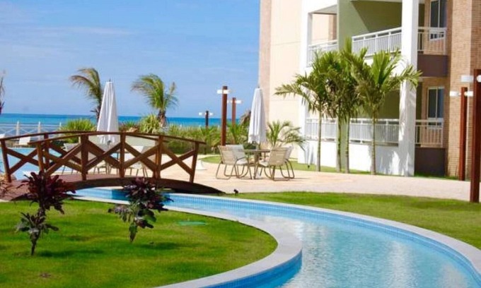 Porto das Dunas Apartment | Gransol-Ground floor, 03 bedrooms, 09 guests, Air conditioning, Front pool, 600m Beach Park