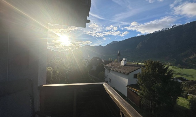 Sagogn Apartment | Great apartment 4 km from the Laax/Flims ski area, right next to the golf course