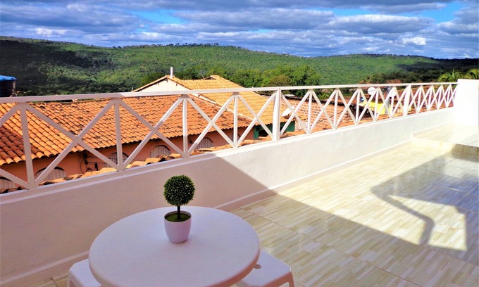 Lencois House | Great house w/season in Sheets, overlooking the city and the mountains.