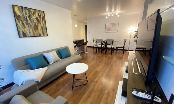 Financial District Apartment | Great Location 2 Bedrooms 2,5 Bathrooms GYM Wifi Pool Jacuzzi GYM 24hr Security