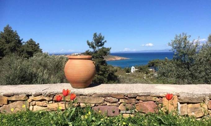 Karfas House | Great sea view charming villa - 300m. from beach