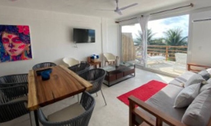 Mahahual House | Great view and Beach Club, The best place to stay!