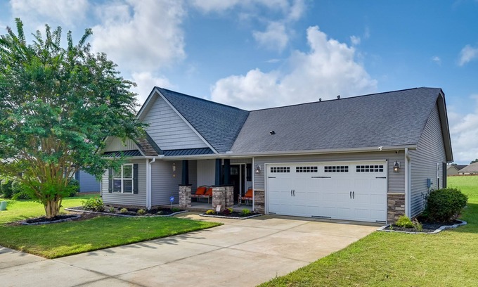 Welcome House | Greenville Getaway w/ Yard & Screened Porch!