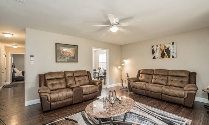 Shreveport House | Grill, Relax, or Play at Home Away From Home