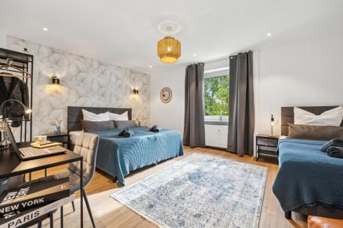 Schweinfurt Apartment | Großzügiges Apartment - blue - in SW