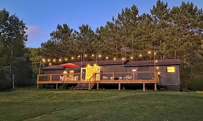 Bovina Center House | Groovy 2-bedroom clubhouse on 5 private acres in the Western Catskills