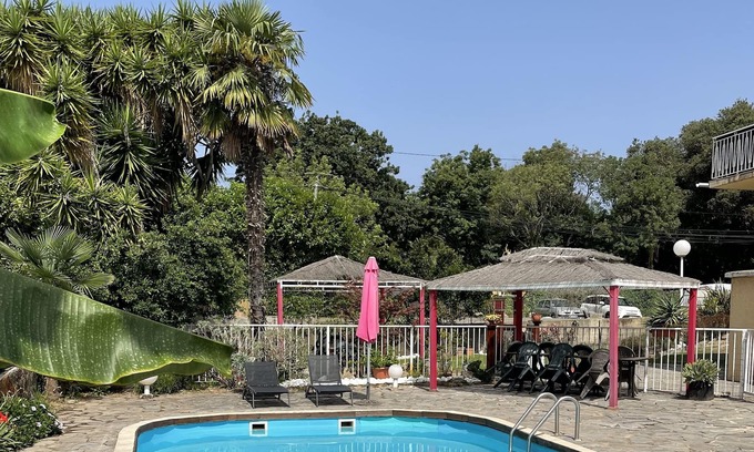 Santa-Lucia-di-Moriani Villa | Ground floor of villa with swimming pool, near the sea