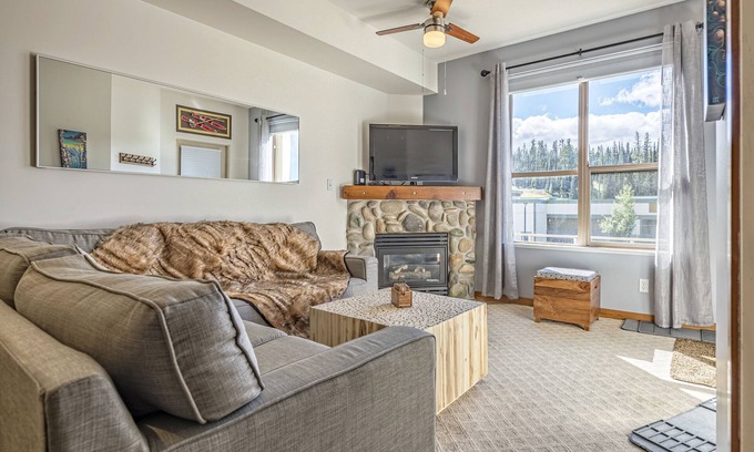 Silver Star Mountain Condo | Ground Floor Creekside Condo perfect spot for your family - Pet Friendly!