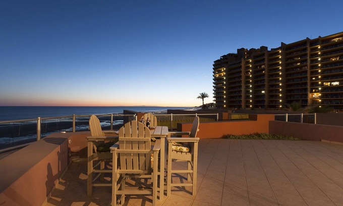 Puerto Penasco Condo | Ground Floor, Beach Front W/2500 Sq Ft Patio. Steps to Beach and no elevators!