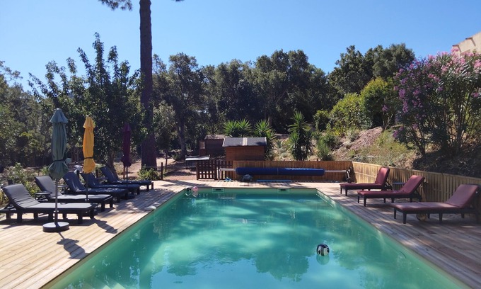 Conca Apartment | Ground floor heated swimming pool 10 MN from the beaches and river