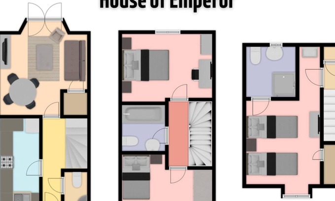 Peterborough House | Groups & Family Discounts | 3BR House Emperor