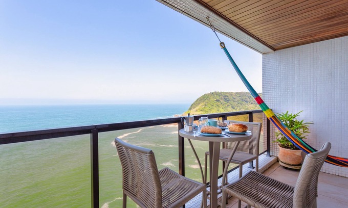 Loteamento Joao Batista Juliao Condo | Guaruja Cobertura com vista o mare and private swimming pool
