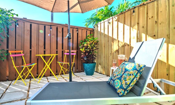 Poinsettia Heights Apartment | Guest Suite with Private Entry & Bath, Charming Patio, Near Beach and Airport