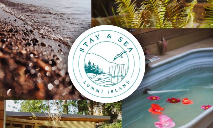 Lummi Island House | Guesthouse-Outdoor Kitchen & Tub