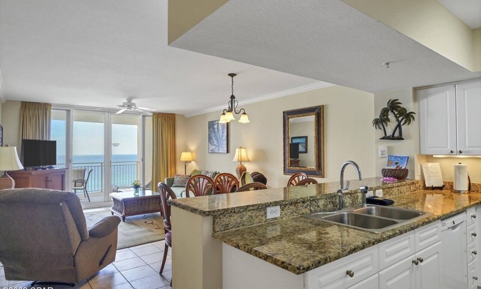 Open Sands Condo | Gulf Front Condo in PCB, FL. n2 bedroom 2 bath with one set of bunks