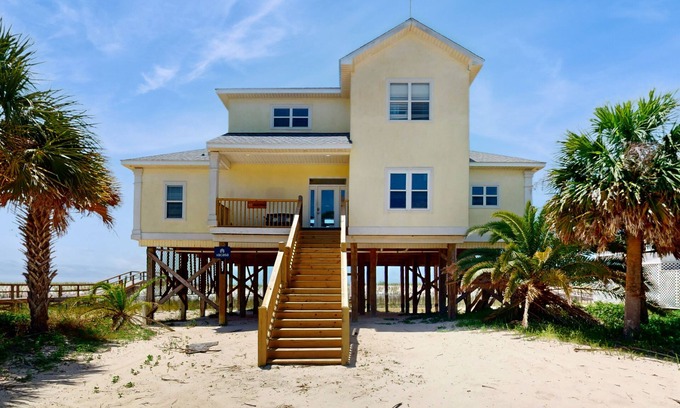 Audubon Place House | Gulf-front home in a gated community w/easy access to the beach & amazing views