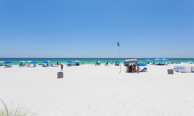 Panama City Beach Condo | Gulf Front! Quiet Gated Community!