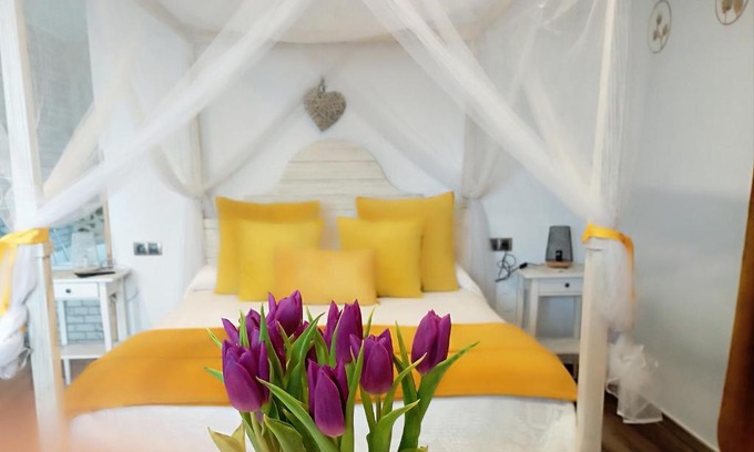 Villamiel Hotel | Habitación ideada para parejas con Jacuzzi, desayuno romántico y opción de cenas en su restaurante