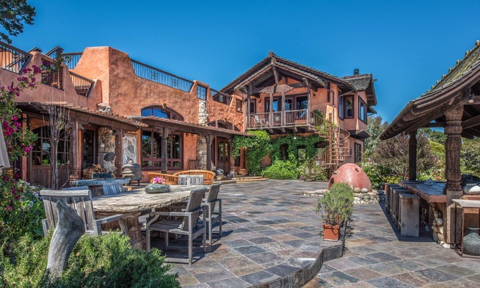 Jack's Peak House | Hacienda Aguajito: Gated Estate 23 acres towering oaks and Ocean Views