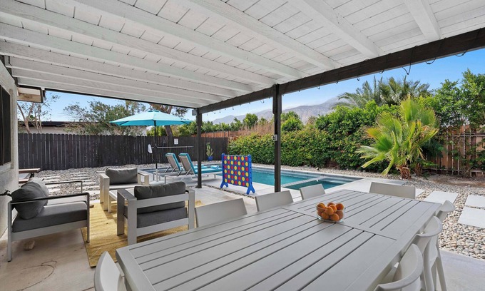 Racquet Club South House | Hacienda Hideaway-3BR Desert Oasis Pool, Spa & Firepit