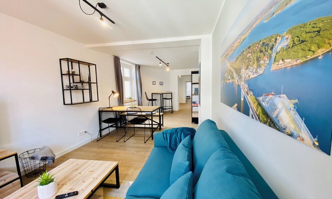 Bastionengurtel Apartment | HafenCity apartment 2 on the 3rd floor directly at Stralsund harbor