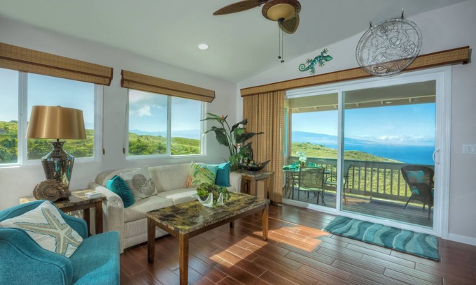 Kamuela House | Hale Ka Nani stunning ocean and mountain views, 1 bdrm/1 bath kitchen & laundry