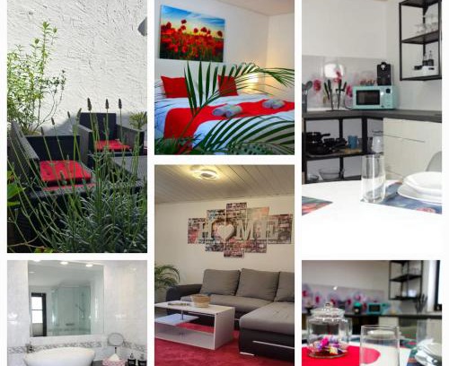 Altenstadt Apartment | HAPPY-HOMES RED - Up to 5 - Küche - W-LAN - Netflix - Honig - Terrasse