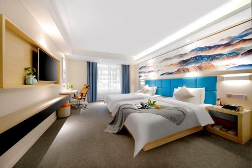 Nangang Qu Hotel | Happy Manju Hotel-Harbin Haxi High-speed Railway West Station Wanda Plaza Branch