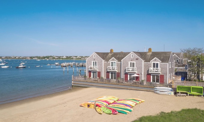 Nantucket Town House | Harborside Three: Waterfront Townhouse w/2 Decks, Walk to Downtown